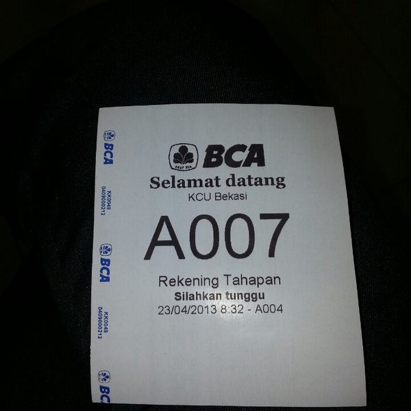 Bank Bca Kcu Ahmad Yani Jalan Kyai Haji Noer Ali Bekasi