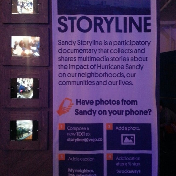 Charge your devices in the Sandy Storyline kiosk.