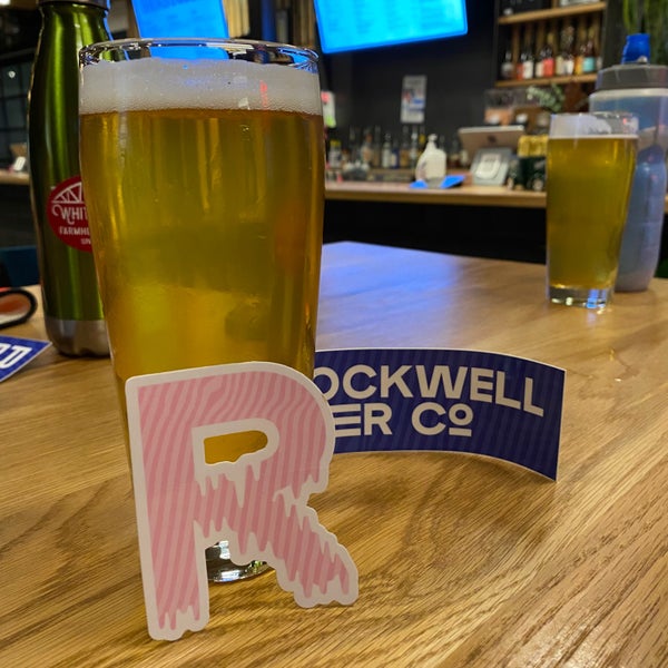 Photo taken at Rockwell Beer Co. by Trevor on 9/1/2021