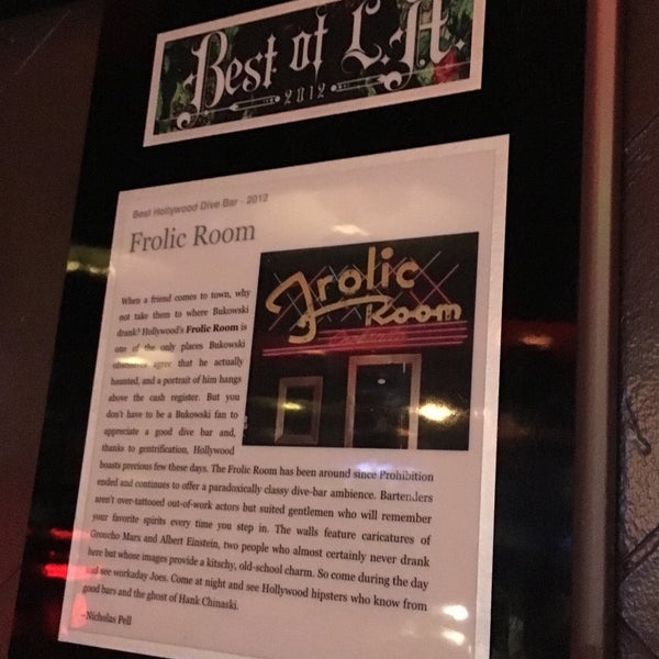 Foto tirada no(a) Frolic Room por SF em 2/28/2018