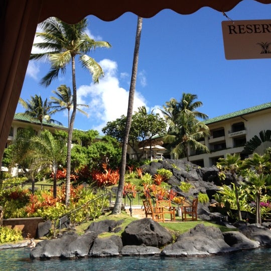 11/13/2012 tarihinde MaRaCeZ C.ziyaretçi tarafından Grand Hyatt Kauai Salt Water Lagoon'de çekilen fotoğraf