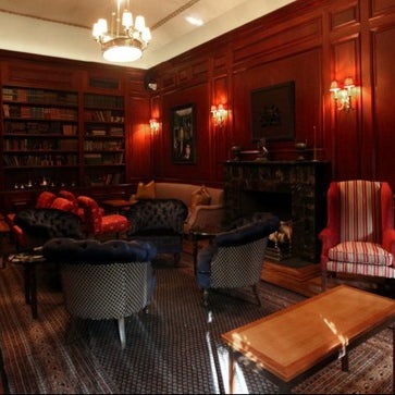 The Peacock has a rather nice Library Bar which has an air of refined literary elegance, well-stocked bookcases, generously upholstered couches and a fire. Get them to fix you a fortifying hot toddy.