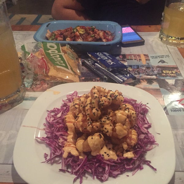 8/5/2018 tarihinde Yamil A.ziyaretçi tarafından Todos Santos Mariscos Bar'de çekilen fotoğraf