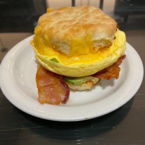 One of the best egg biscuit sandwiches I have ever eaten!