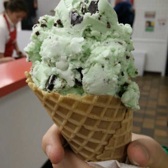 Best mint chocolate chip ice cream in the area!