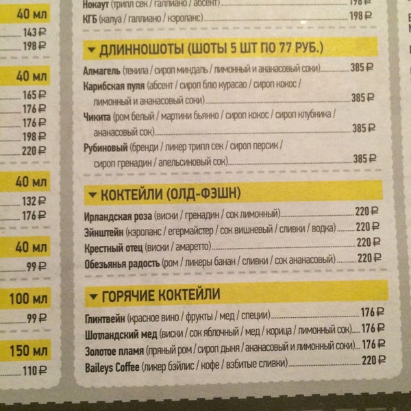 Карта killfish discount bar
