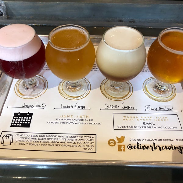 6/9/2018 tarihinde Stu L.ziyaretçi tarafından oliver brewing co'de çekilen fotoğraf