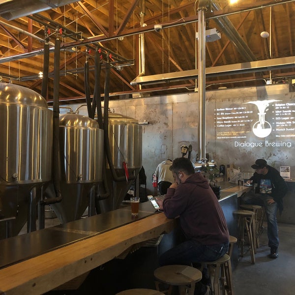 Photo taken at Dialogue Brewing by Stu L. on 3/27/2018