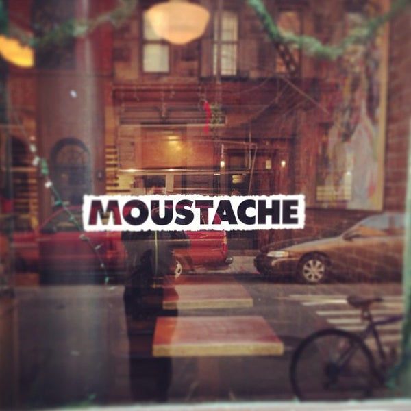 Photo taken at Moustache Pitza by Mike T. on 1/7/2013