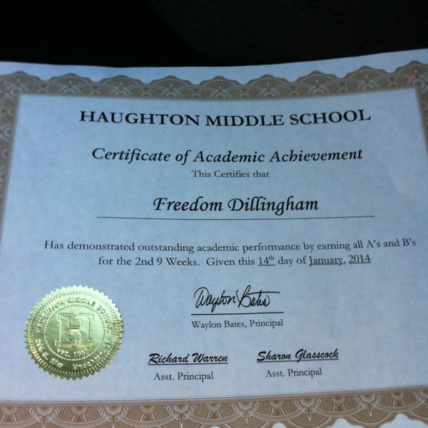 Haughton Middle School Haughton, LA