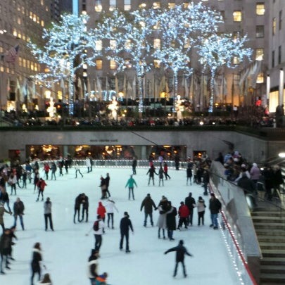 Photo taken at The Rink at Rockefeller Center by Peter F. on 12/15/2012