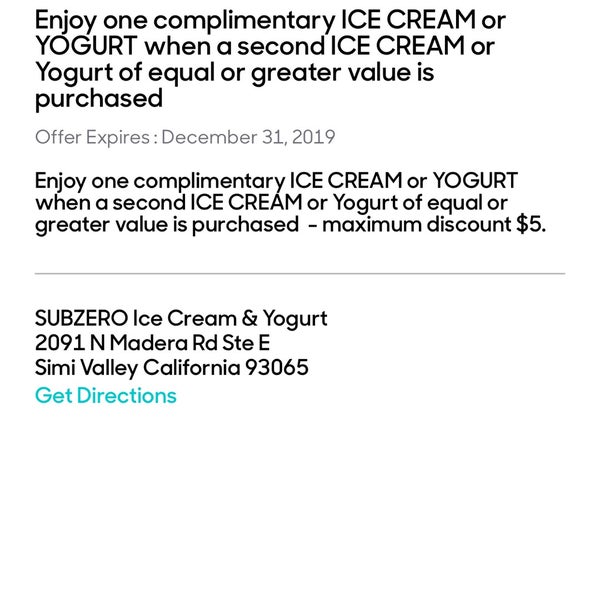 รูปภาพถ่ายที่ Sub Zero Ice Cream &amp; Yogurt โดย Brittany F. เมื่อ 12/19/2018
