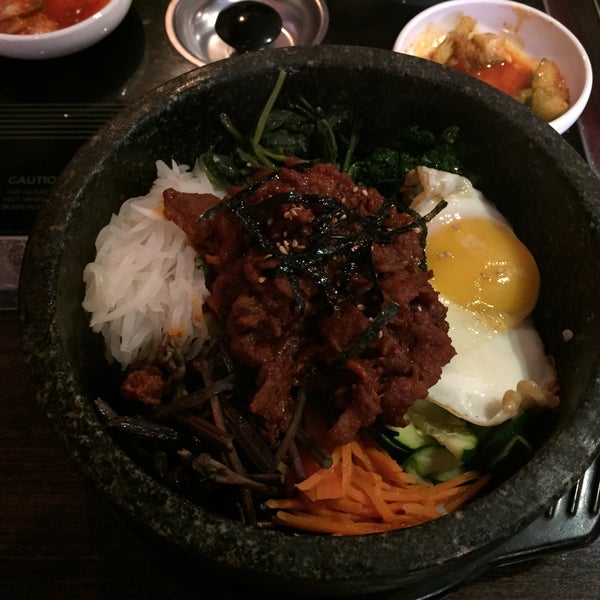 Finally a Korean restaurant in the neighborhood (bonus points for being great). Ample seating and attentive service. Stone pot bibimbap is excellent! Fried chicken is good but not quite Bonchon level