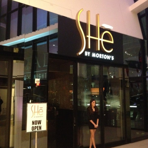 Photo taken at SHe by Morton&#39;s by @24K on 1/3/2013