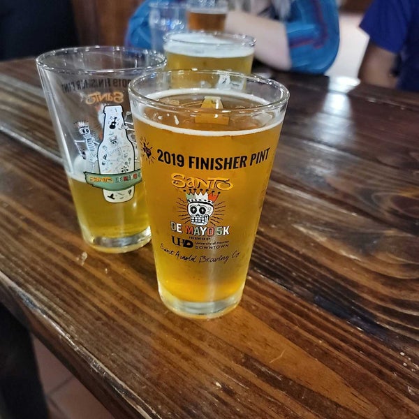 Photo taken at Saint Arnold Brewing Company by Kyle T. on 7/22/2021