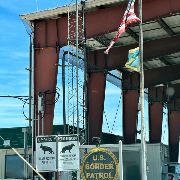US Border Patrol Checkpoint I10 East