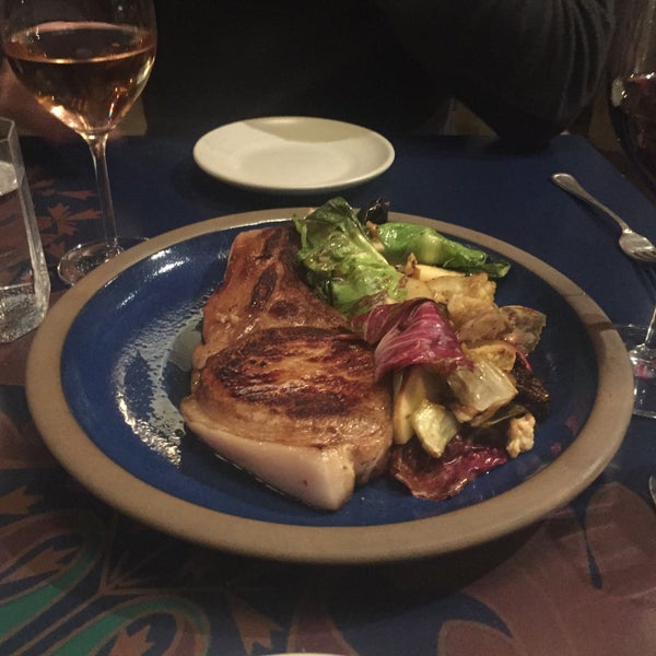 Photo taken at Huxley Restaurant by Maggie L. on 1/22/2015