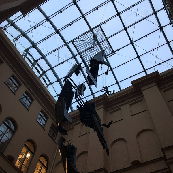 Photo taken at Art Museum “Riga Bourse” by bavarisaurus p. on 11/5/2017