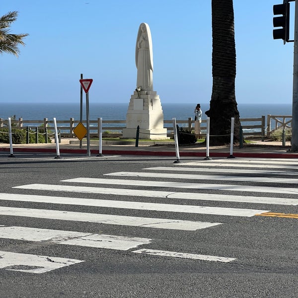Saint Monicas Statue Historic and Protected Site in Downtown Santa Monica