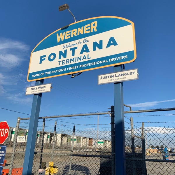 Werner Enterprises, Inc. Transportation Service in Fontana