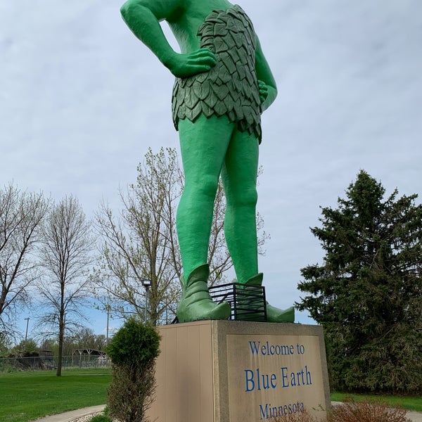 Photo taken at Jolly Green Giant Statue by Mr. Ibeabuchi on 5/6/2020