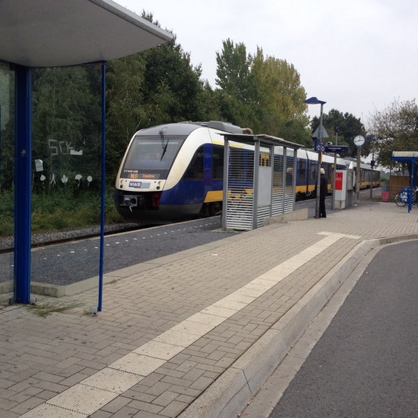 Photo taken at Bahnhof Alpen by Ernst M. on 9/22/2013