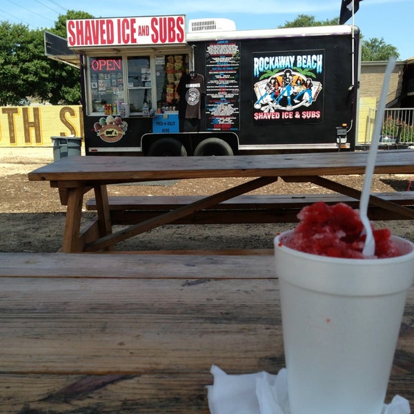 Photo taken at Rockaway Beach ATX Shaved Ice &amp; Subs by Shawn C. on 7/12/2013