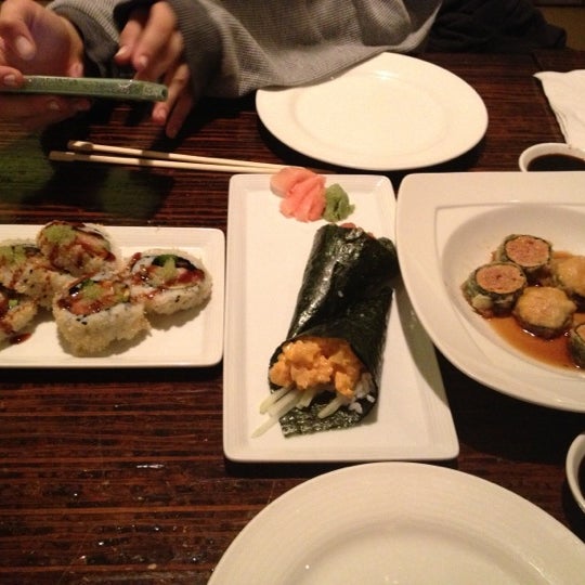 Photo taken at Usagi Ya Sushi &amp; Pan-Asian by Lucy T. on 10/18/2012