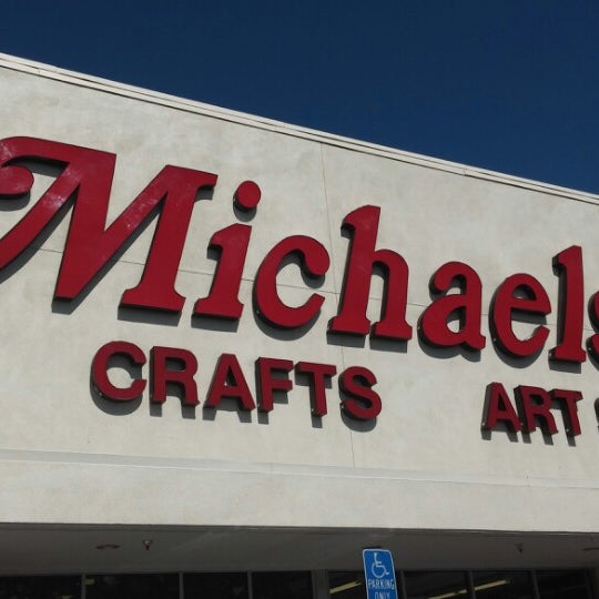 The Michaels arts and craft store in Modesto California USA Stock
