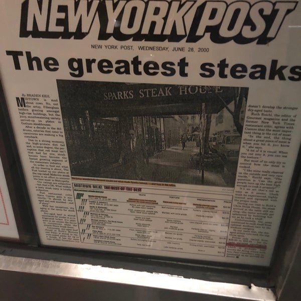 Photo taken at Sparks Steak House by Sultan A. on 8/11/2018