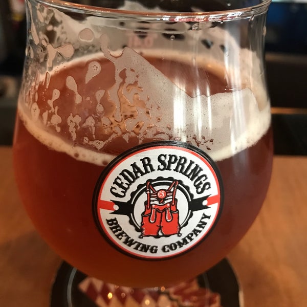 Photo taken at Cedar Springs Brewing Company by Michael M. on 5/9/2018