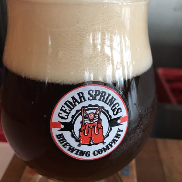 Photo taken at Cedar Springs Brewing Company by Michael M. on 5/3/2018