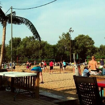 Photo taken at Volleyball Beach by Berta N. on 9/8/2013