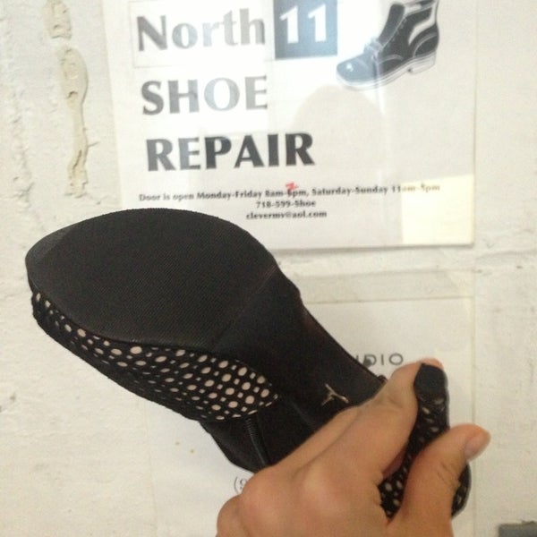 Photo taken at North 11 Shoe Repair by tara j. on 7/29/2013