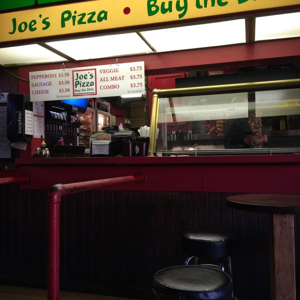 Photo taken at Joe&#39;s Pizza Buy the Slice by John C. on 1/2/2016