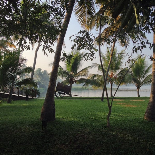 Photo taken at Kumarakom Lake Resort by Sanjay R. on 2/9/2014