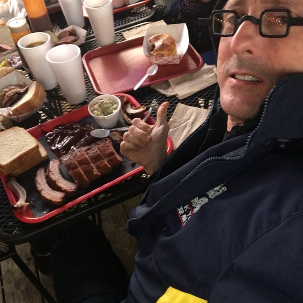 Photo taken at Stanley&#39;s Famous Pit Barbecue by Gordon S. on 12/26/2017