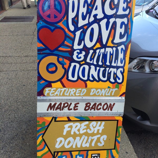 Photo taken at Peace, Love &amp; Little Donuts by Brandon B. on 5/19/2015