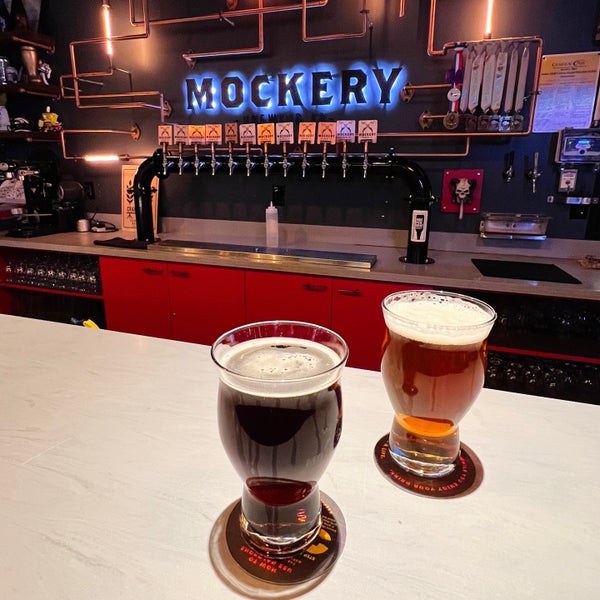 Photo taken at Mockery Brewing by Morgan M. on 12/4/2022