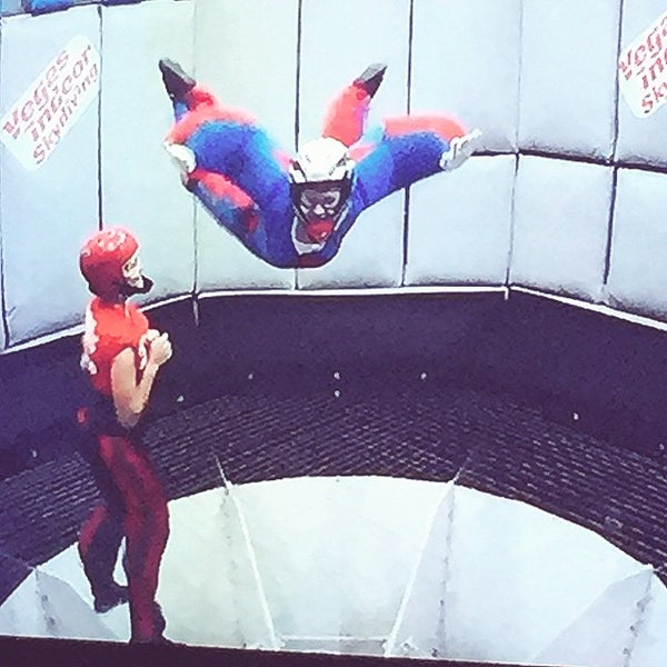 Photo taken at Vegas Indoor Skydiving by Alexandra A. on 5/16/2015