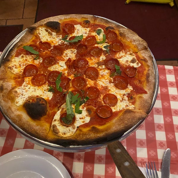 Photo taken at Lombardi&#39;s Coal Oven Pizza by Doug R. on 5/29/2022