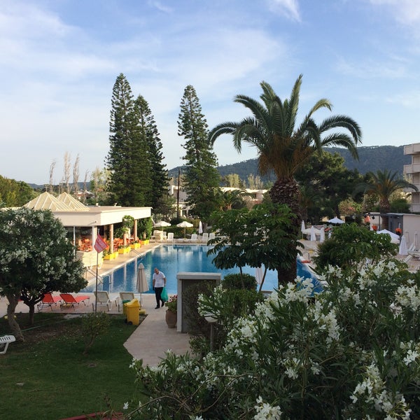 Photo taken at Ialyssos Bay Hotel by Katerina on 5/22/2015