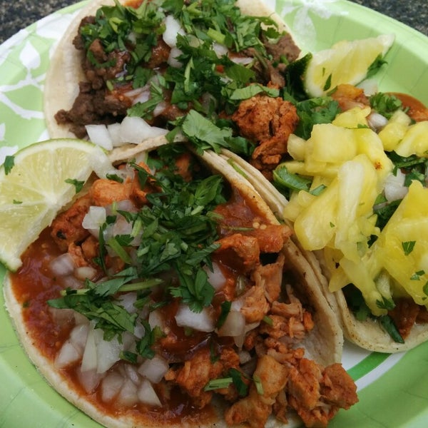 Photo taken at Los Agaves Mexican Street Food by Samson on 8/22/2014