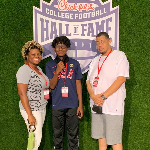 Photo taken at College Football Hall of Fame by LaQuantia G. on 10/3/2021