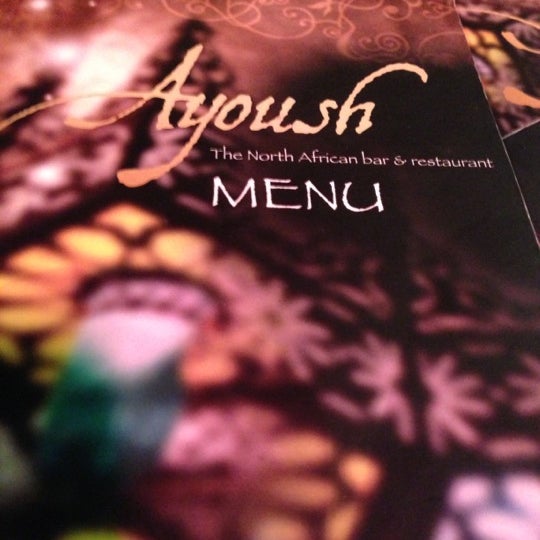 Снимок сделан в Ayoush Restaurant &amp; Bar пользователем Saeed 12/20/2012