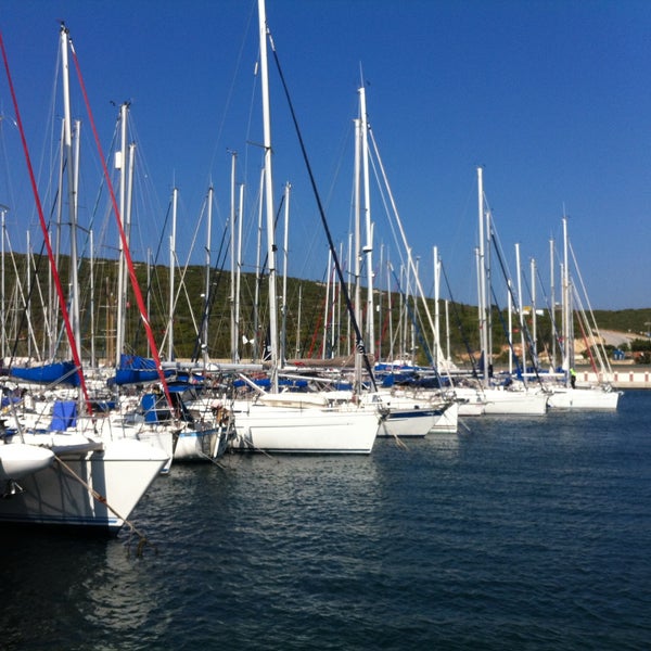 Photo taken at Teos Marina by Cetin Bilgilier on 4/20/2013