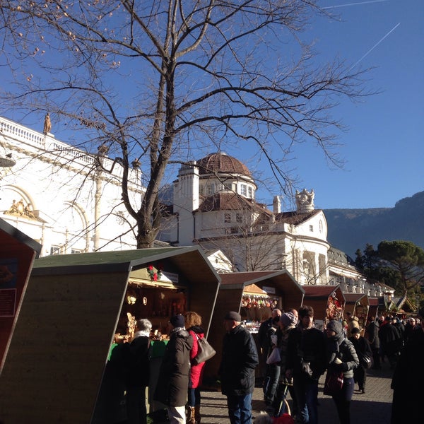 12/26/2015 tarihinde Anna M.ziyaretçi tarafından Weihnachtsmarkt Meran / Mercatino di Natale Merano'de çekilen fotoğraf
