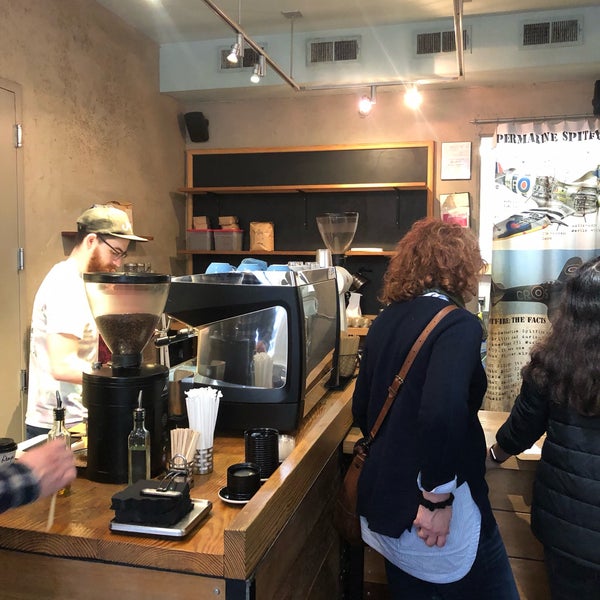 Photo taken at Spitfire Coffee by Gozde D. on 12/30/2018