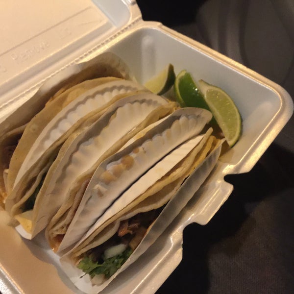 Solid late night eats but the crowd is pretty obnoxious after 2 AM. Pay close attention to your order before some random frat boy tried to swoop in on your tacos. Lengua tends to sell out!