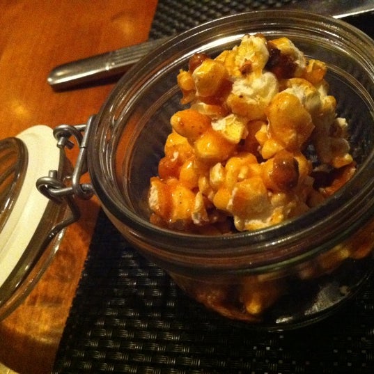 Caramel-Bacon Popcorn tasty! Shishisto peppers good w yogurt dill dip